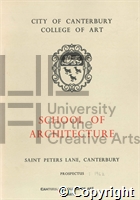 Canterbury School of Art, School of Architecture Prospectus 1962.jpg