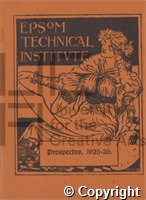 Epsom Technical Institute 1925-1926 Prospectus.png